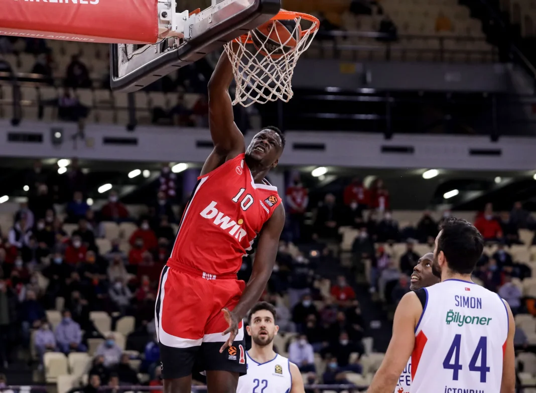 EuroLeague Basketball Moustapha Fall Olympiacos