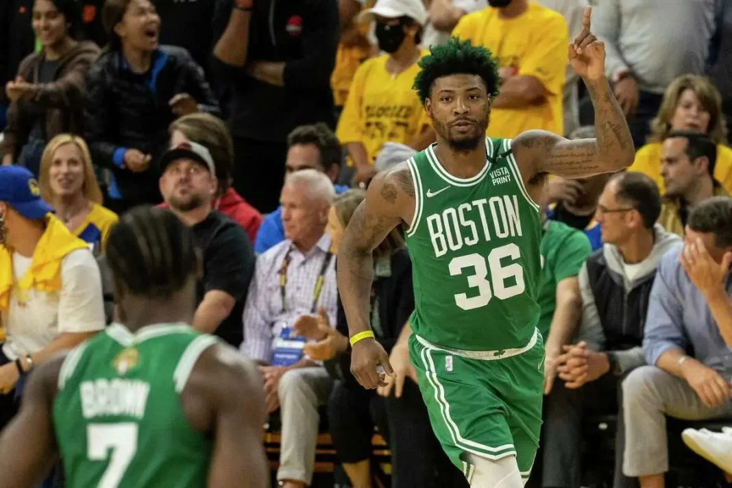Marcus Smart Celtics Warriors NBA