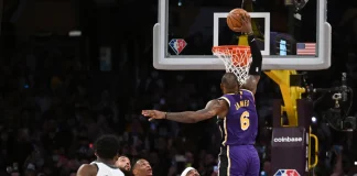 Lakers vs Jazz LeBron James