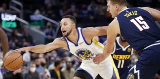 NBA Denver Nuggets- Warriors- Jokic-Curry