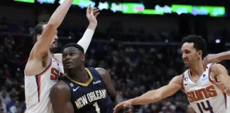 Zion Williamson New Orleans Pelicans Phoenix Suns NBA Sunday