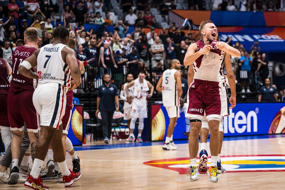Latvia France FIBA World Cup