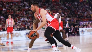 Alec Peters of Olympiacos BC - Photo: EuroLeague Basketball