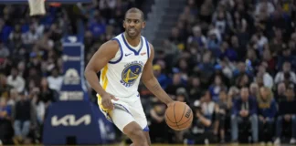 Chris Paul is set to make his return for the Warriors on Tuesday 27 Feb. against the Wizards after missing the last 21 games with a hand injury - Photo: Thearon W. Henderson/Getty Images