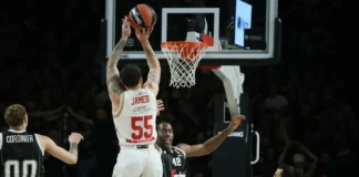 Mike James -AS Monaco vs Virtus Bologna EuroLeague round 26