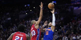 Jalen Brunson - Knicks - vs Sixers - NBA Playoffs